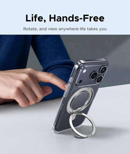 For iPhone 17 Pro Max 360° Magnetic Stand Case Cover for iPhone 17pro for Magsafe Rotatable Magnet Kickstand Case