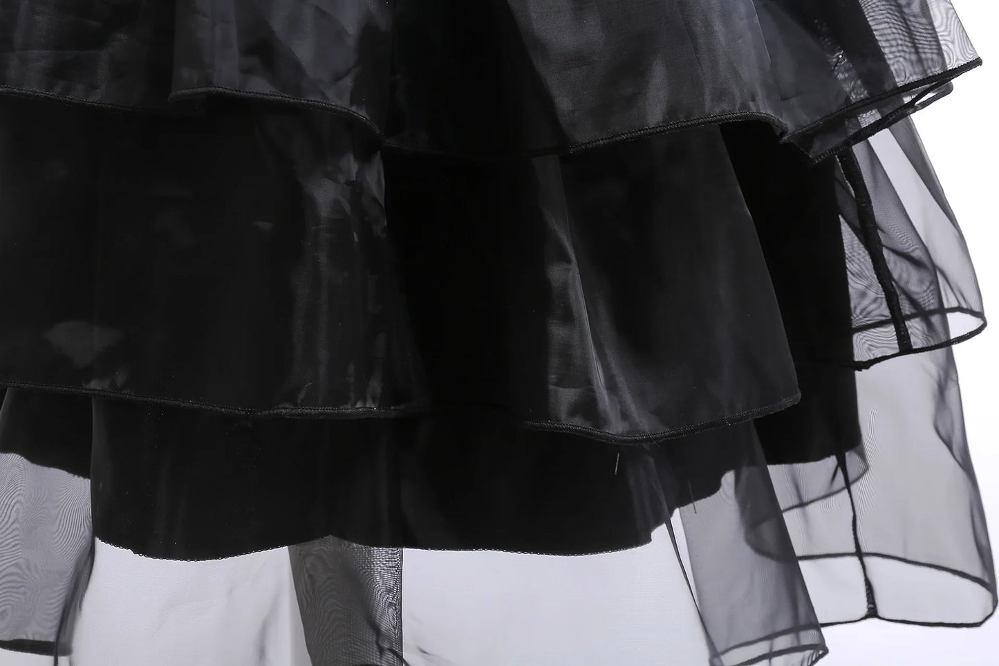 Wednesday Cosplay For Girls Costume Movie Addams Dresses for Girl Kids Mesh Party Dresses Halloween Carnival Costumes 4-12Yrs