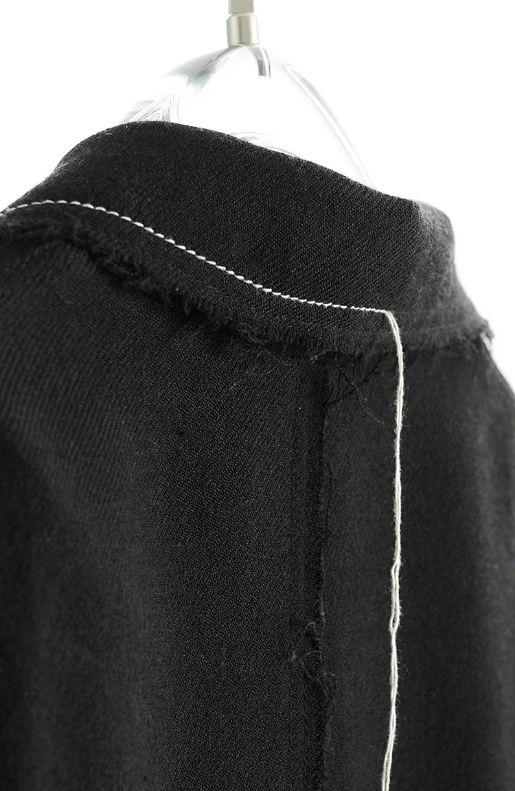 Designer Style~Fake Two-Piece Fringed Fringe Oversized Jacket Women's Casual Loose Blazer 2026 Spring New Style