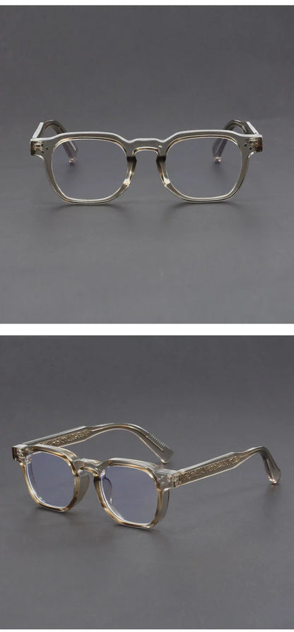 Classic Geometric Simple Retro Design Men's Anti-Blue Light Glasses Women's Reading Glasses Customizable Prescription