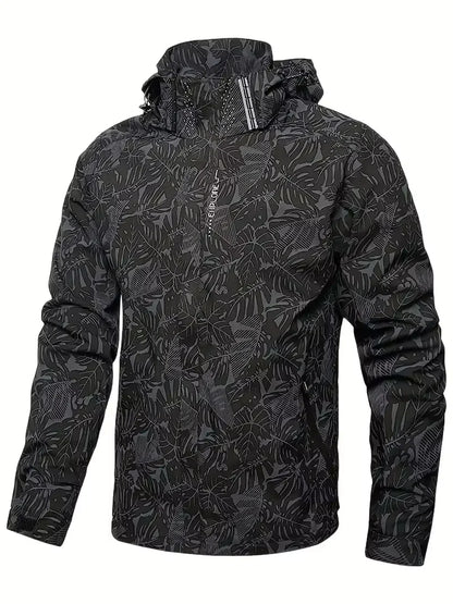 Man 2026 New Spring Autumn Leisure And Comfortable Outdoor Zipper Windbreaker Fashion Printed Windproof Jacket