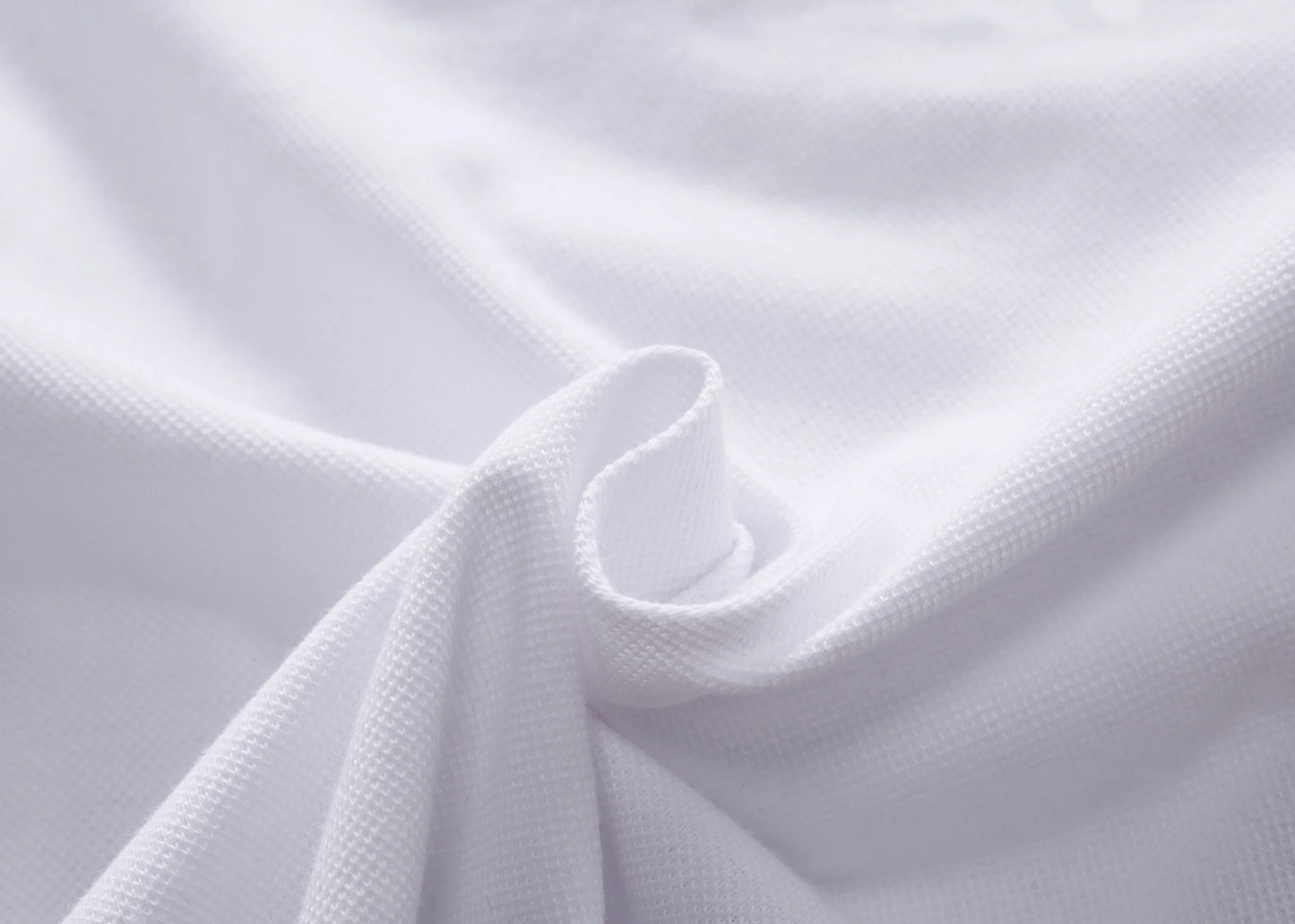 New Swiss polo shirts men short sleeved polo collars fashionable casual sporty high-end pure cotton micro elastic embroidery