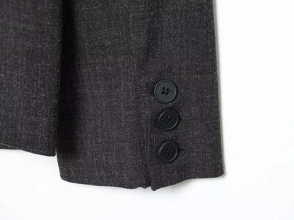 Tidalyf Women's Spring New Blazers & Jackets 2026 Fashion Retro Elegant Office Blazers Unique Youth Comfortable Street Jackets