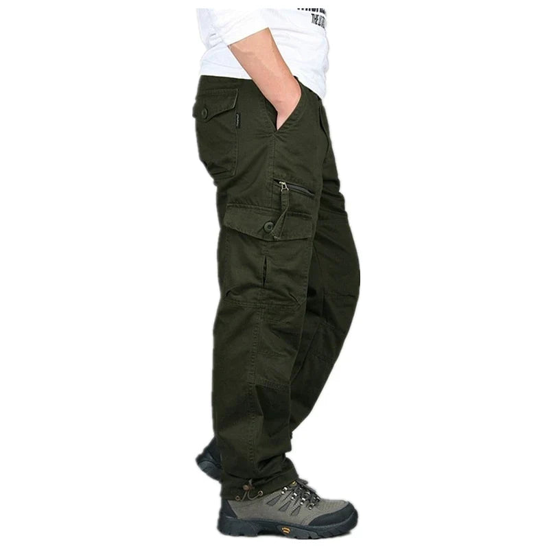 Tactical Pants Men Military Army Black Cotton ix9 Zipper Streetwear Autumn Winter Cargo Pants Men military style Trousers
