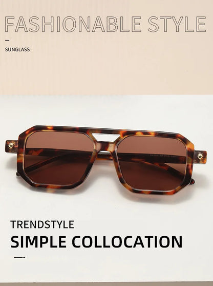 2022 Square Sunglasses For Men Fashion Glasses Luxury Retro Blue Light Blocking Shades Vasos Decorativos Oculos De Sol Masculino