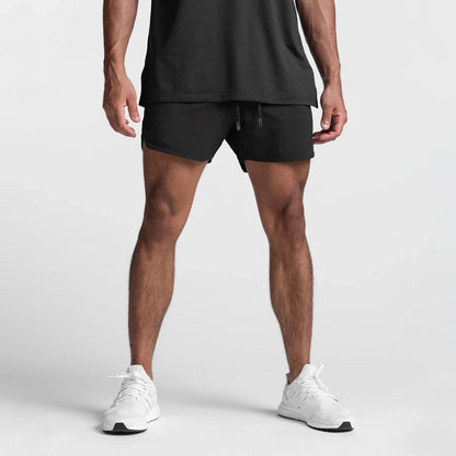 Mens Workout Fitness Shorts Summer Thin Breathable Jogger Shorts Gym Bodybuilding Quick Dry Leisure Running Shorts Soft Touch