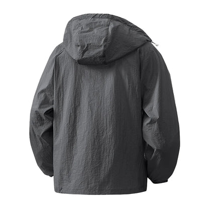 Women's Men's Sun Protective Jackets Camping Mountaineering Hiking Outdoor Sports Windbreaker Summer Lightweight Coat