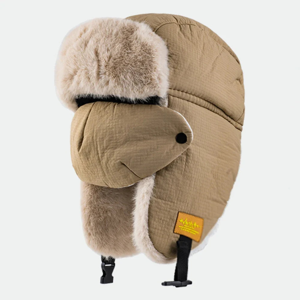 Russian Hat Thick Warm Winter Hat Men Women Fluffy Fur Hat with Mask Male Female Snow Ski Trapper Earflap Cap Bomber Hats