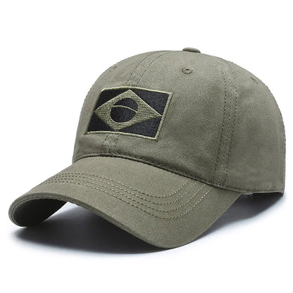 Outdoor Sports Baseball Cap Men'S Camouflage Cap, Middle And Young Men'S Casual Sun Protection Hat Brazilian Hat