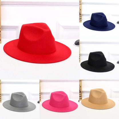 Women Fedora Hat Autumn Winter Luxury Men Top Hats Trendy Formal Wedding Decorate Black Green Panama Cap New Sombreros De Mujer