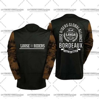 2025 newcomer motorcycle riding jerseys Loose rider shirt DH off-road motorcycle breathable sports T-shirt