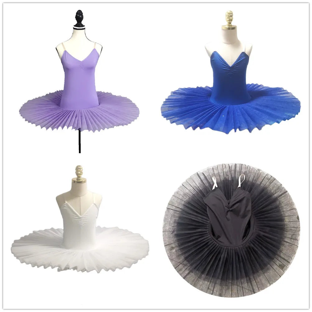 Summer Ballet Dress Women Vestidos Family Look Outfits Adult Ballet Girl Dress Tutu Ballerine Mother Kids Clothes Dance Costumes