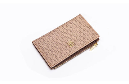 Women's Wallet CHCH Fashion Letter Cartoon Pattern Classic Retro Long Storage Wallet PVC Material Bag