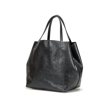 Genuine Leather Classic Style Women's Handbag Minimalist and Versatile Exquisite Craftsmanship Solid Color Elegance