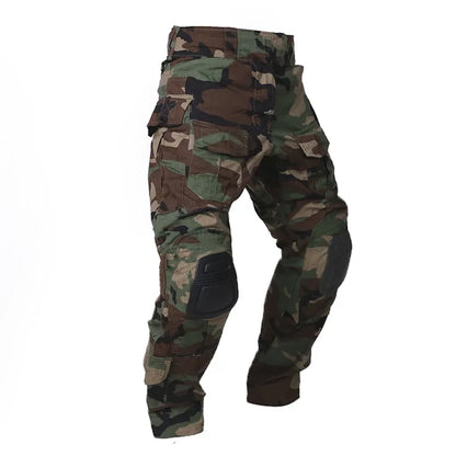 2025 Tactical Pant Combat Pants with Knee Pads Sport Trousers Camo Training Hunting Cargo Pants Men Multicam Clothing Breathable
