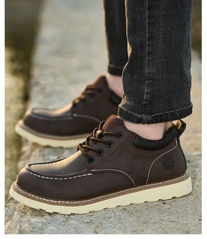 steel toe sneakers for men microfiber leather work shoes waterproof safety shoes industrial construction anti-slip work boots