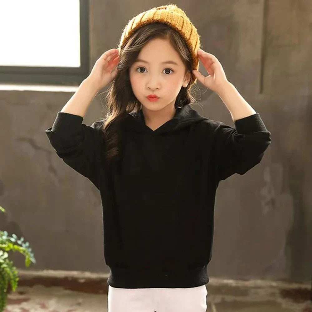 Unicorn Pony Hoodie Kids 3-12 Years Boys Girls Red Casual Tops+Pants Sets Children Long Sleeves Autumn Fashion Clothes