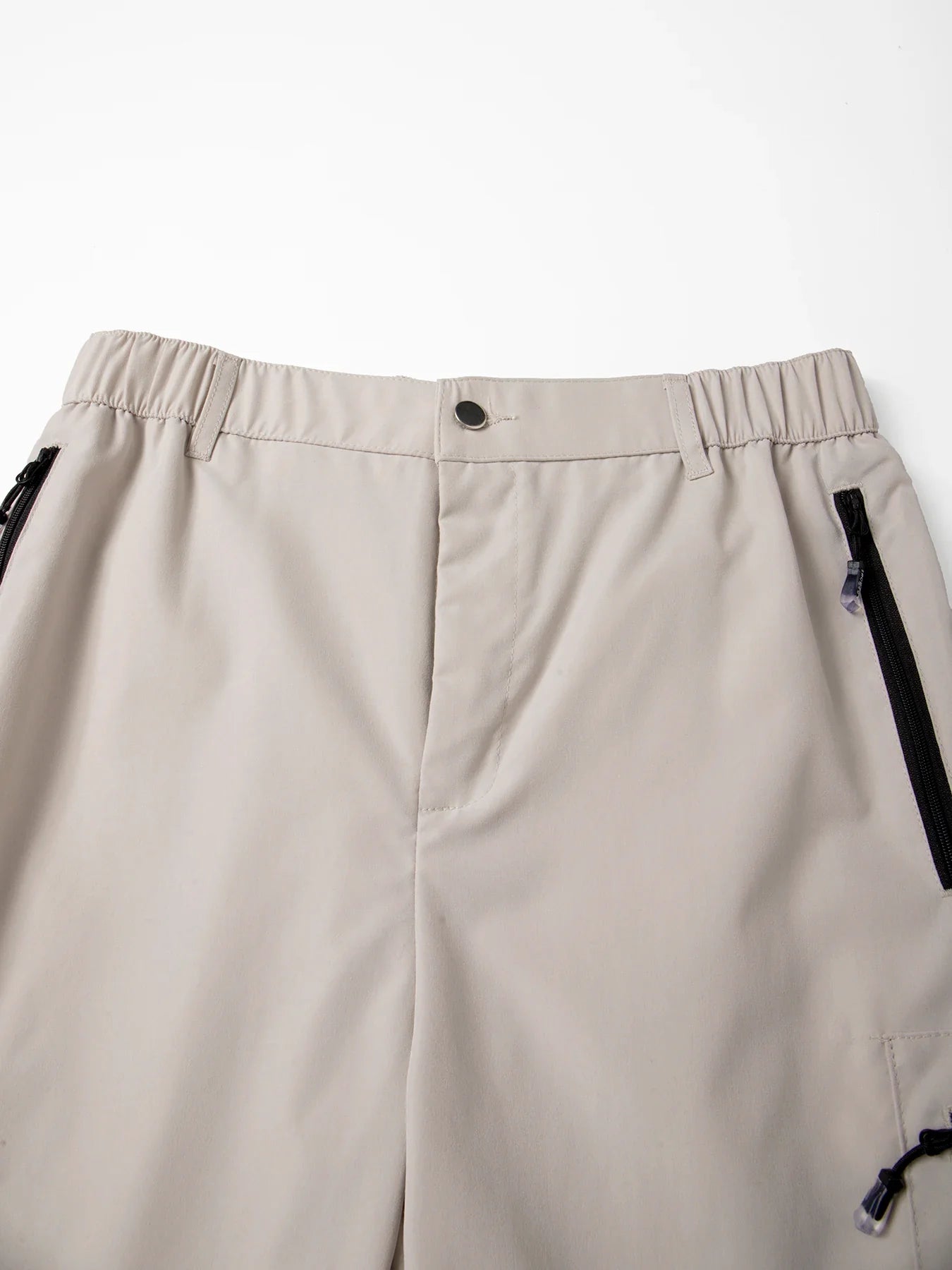 Men's Casual Shorts Business Social Quick Dry Shorts Breathable Relaxed with Zip Pocket Design Solid Color Shorts Streetwear