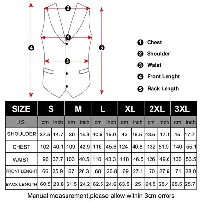 Men's Paisley  Suit Vest with Macthing Golden Paisley Neck Tie Handkerchief Cufflinks Wedding Prom Tuxedo Waistcoat