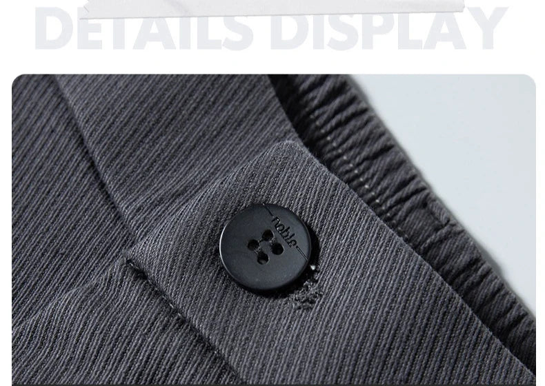 Stretch Fleece Casual Pants Men Korean Thickened Straight Thermal Velvet Pants Male Winter Business Soft Slim Fit Trousers
