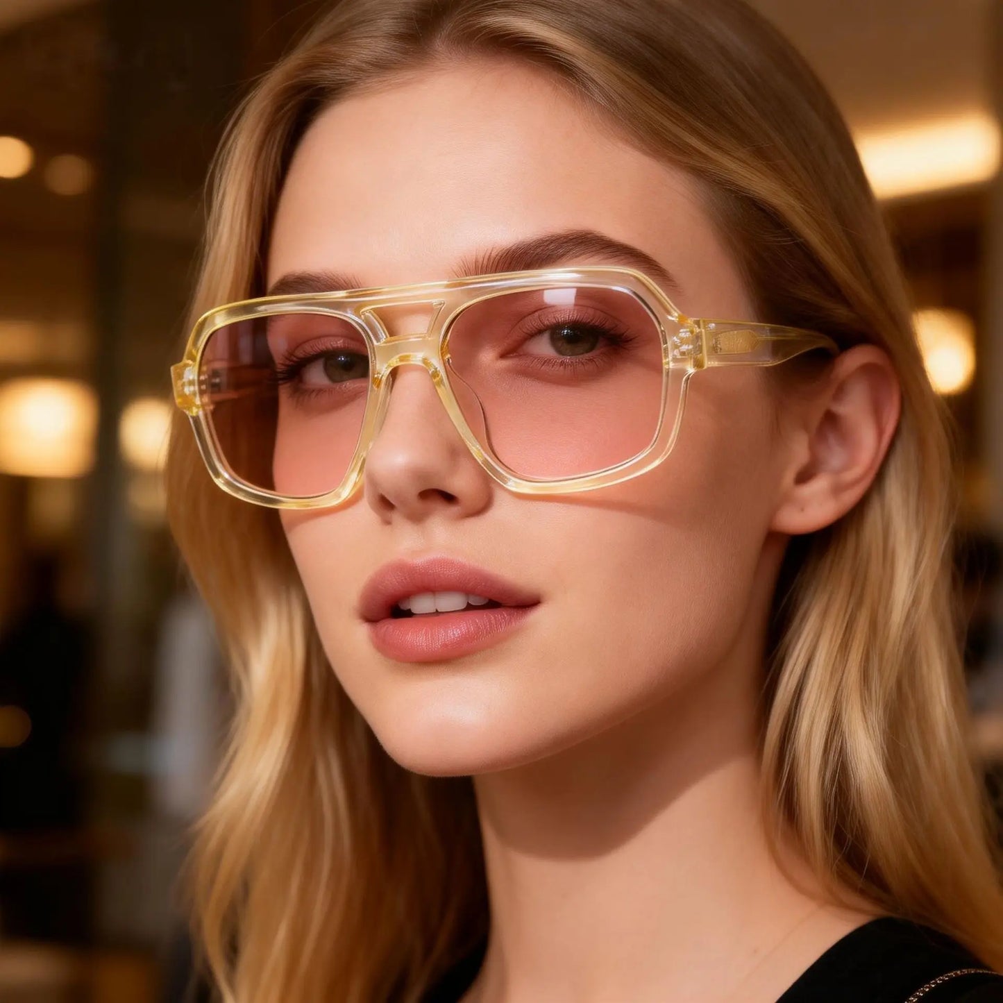 Fashion Double Beam Acetate Polarized Women Sunglasses Man High Quality UV400 Sun Glasses Outdoor Driving Fishing Pilot Eyewear