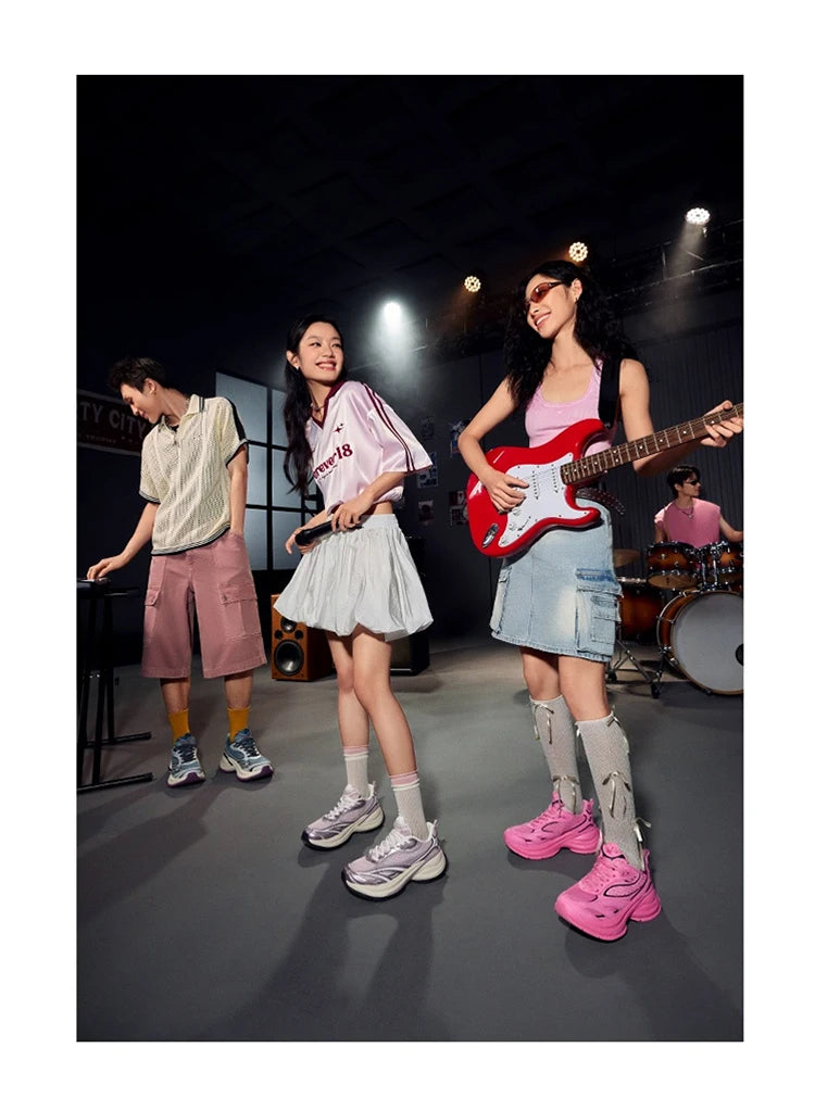Basque 3 Sneakers Women Lightweight Wear-Resistant Trendy Durability Thick Sole Casual Sports Female Shoes 874218320006