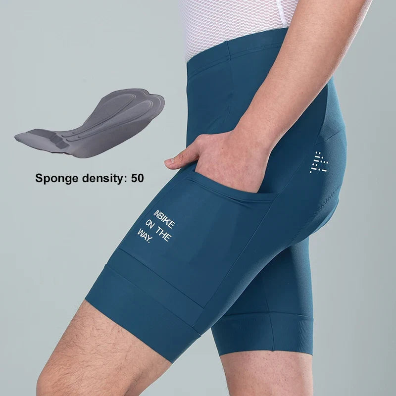 Pro Summer Men's Cycling Shorts Bicycle Pants Shock-absorbing Cycling Clothing Mountain Road Bike Tousers With Pocket