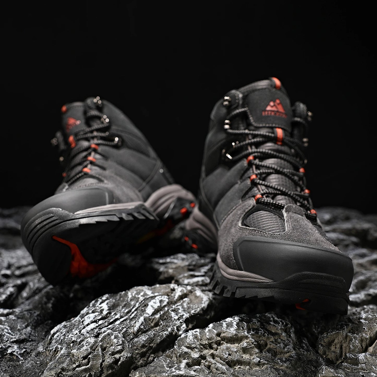 High-Top Men Hiking Boot Winter Outdoor Shoes Lace-Up Non-slip Outdoor Sports Casual Trekking Boots Man Waterproof Suede