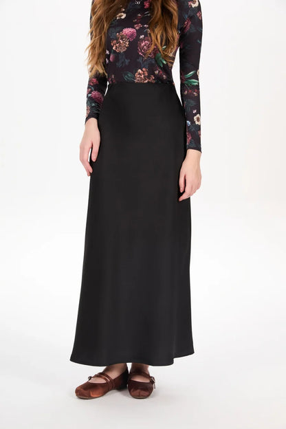 AS AW25  classic high quality Satin skirt adjustable waist skirt all season woman clothing
