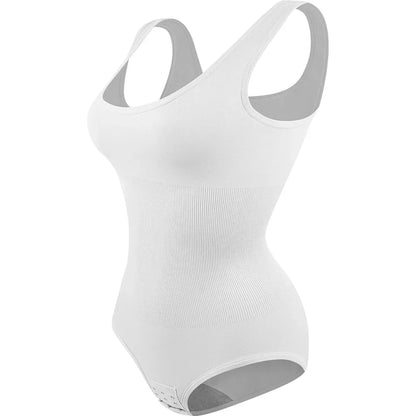 Women's Wide Strap Tummy Control Shapewear Bodysuit Comfortable Non-Slip Fitness Wear for Abdomen Toning Stylish Daily Wear Outf