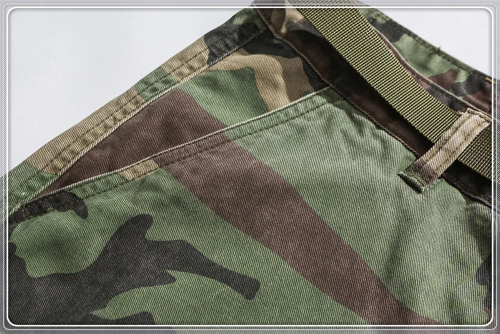 Fashion High Quality Camo Tactical Cargo Pants American Streetwear Casual Trousers Men Clothing Japanese Harajuku Joggers Male