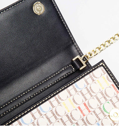 Fashionable Classic Retro Women's New Shoulder Bag PVC Material Business Office Commuter Women's Chain Bag