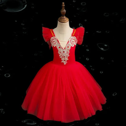 Girl Ballet Dress Tutu Outfit Vestidos Princess Dance Costumes Kids Clothes Summer Girls Dresses Ballet Leotards Children's Day