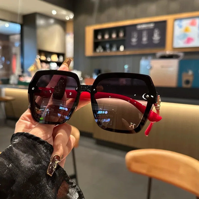 Polygon High Quality Sun Glasses Women New 2025 Fashion UV400 Anti UV400 Driving Vintage Girls Sunglasses Lentes De Sol Mujer
