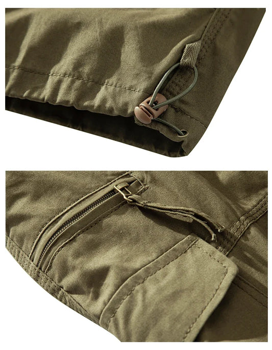 Tactical Cargo Shorts Men Casual Sports Shorts Man Hiking Fishing Joggers Long Shorts