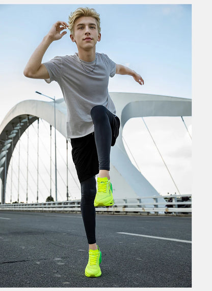 Running Shoes Carbon Board Profession Marathon Men Sports Breathable Lightweight Women's Comfortable Athletic Nonskid Sneakers