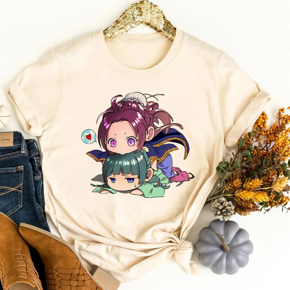 Apothecary Diaries tshirt female korean fashion japanese cheap aesthetic vintage t shirt goth 2000s baddie meme scene