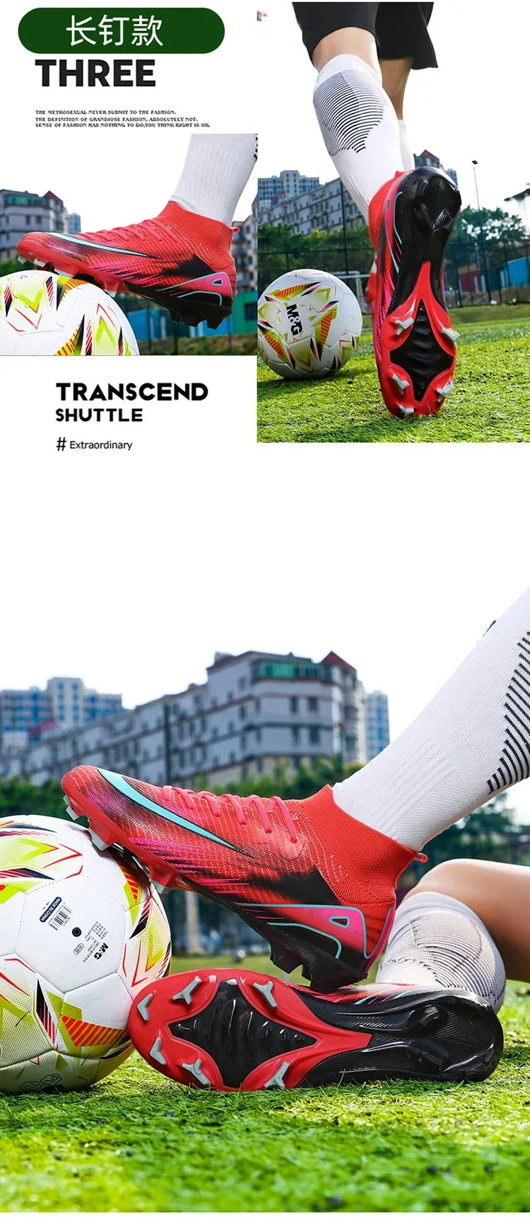 New Men Football Boots Adult Society Original Indoor Professional Women Soccer Shoes Unisex Ultralight Football Shoes Sneakers
