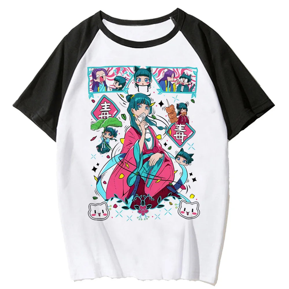 Maomao the Apothecary Diaries tshirt girl Comfortable graphic Y2k University Retro tshirt Trendy Graphic harajuku Digital Pastel