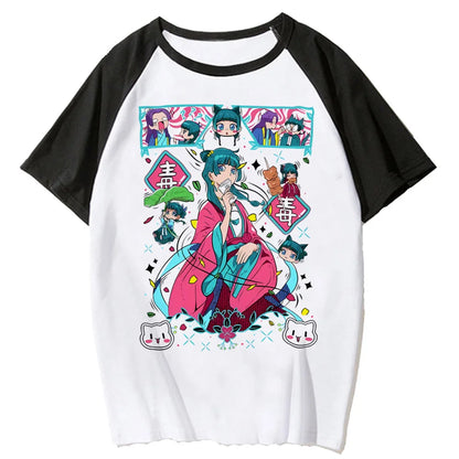 Maomao the Apothecary Diaries tshirt girl Comfortable graphic Y2k University Retro tshirt Trendy Graphic harajuku Digital Pastel