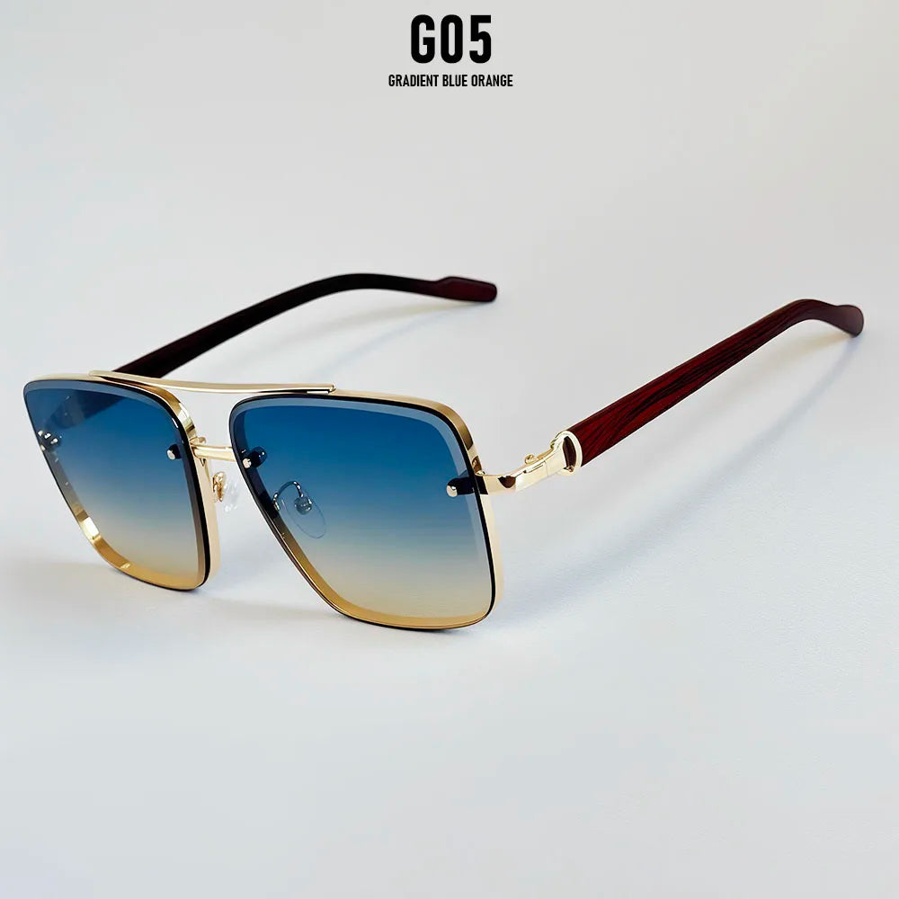UV400 Protection Square Sunglasses Women 2026 Luxury Brand Design Sunglass Men Vintage Fashion Glasses Dropshipping Gafas De Sol