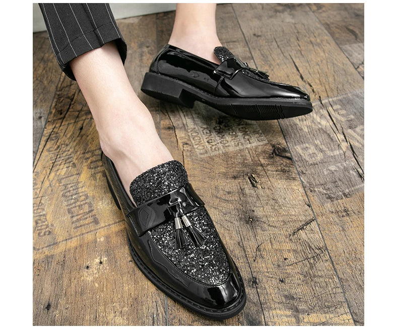 Classic men dress shoes lace up shoes for men plus size point toe business casual comfortable men formal shoes for weddin