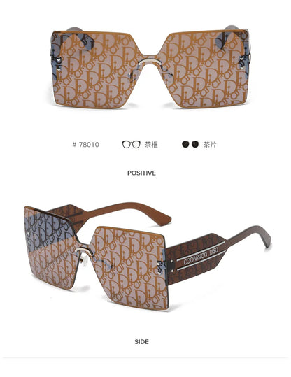 Ins 2025 Luxury Designer UV400 Sunglasses Women Men New Trendy Square Sun Glasses Ladies Vintage Small Cool Gafas De Sol