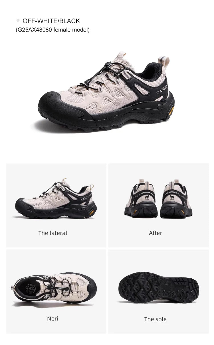 Hiking Shoes Breathable Mesh Casual Sports Shoes for Men Trekking Shoes Anti-slip and Shock Absorption 2025 New