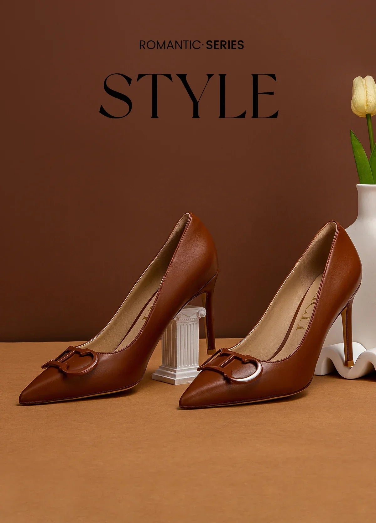 Woman shoes  High Heels New Pointed Metal Buckle Party Carnival Women's Shoes 9cm