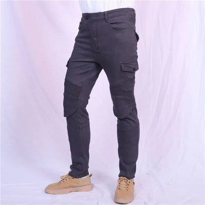 Motorcycle Jeans Pantalones Motocicleta Hombre Featherbed Jeans Standard Version Car Ride Trousers Pant Summer Riding