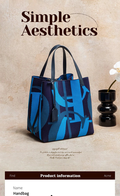 Shopping Bag Mommy Summer New Simple Large Capacity Women's Handbag 27 * 12 * 27cm