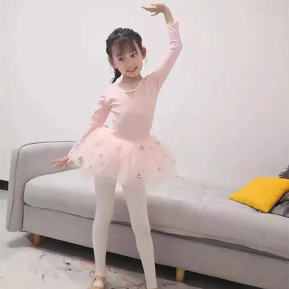 Summer Dance Costume Outfits Girls Dresses Ballerine Kids Clothes Casual Ballet Girl Dress Vestidos Children's Ballet Leotard