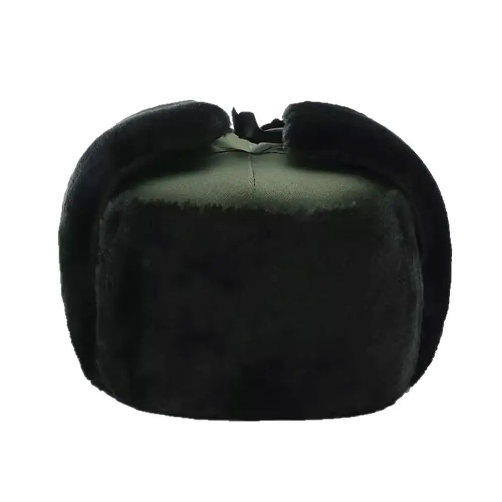 Outdoors Thick Bomber Hat Warm Ear Protection Winter Cap Casual Windproof Ushanka Fur Hat for Men Women