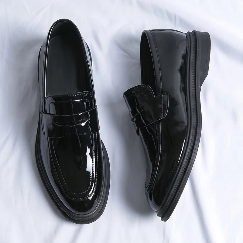 New Summer Slip on Flats Stylish Leather Men's Loafers Fashion Casual Shoes Man Light Antiskid Driving Shoes Handmade Moccasins